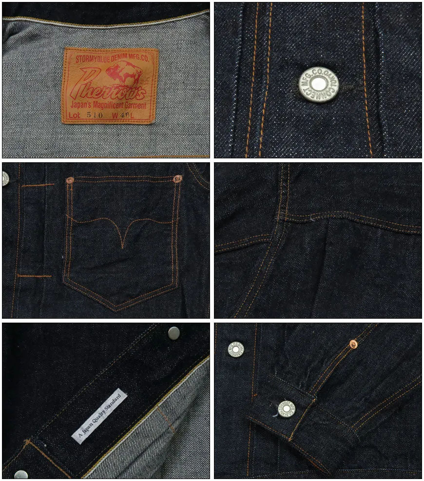 フェローズ Pherrow's 13.5oz デニム ジャケット ファーストタイプ 1st ジージャン 510SW