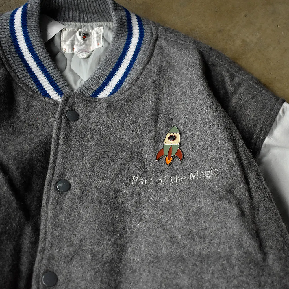 90's “Walt Disney Pictures” レザー切り替え アワードジャケット USA製 231130H