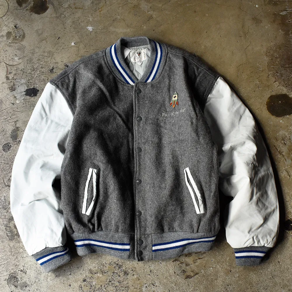 90's “Walt Disney Pictures” レザー切り替え アワードジャケット USA製 231130H