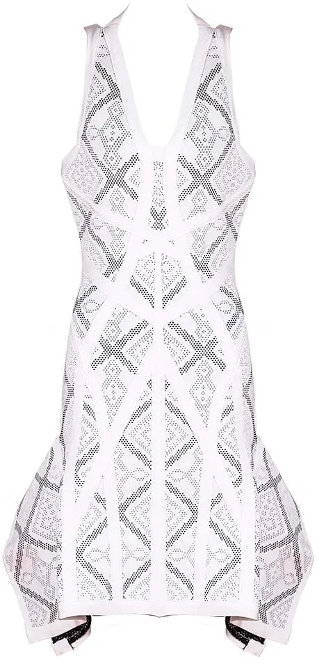 A-Line Bodycon Bandage Mini Dress