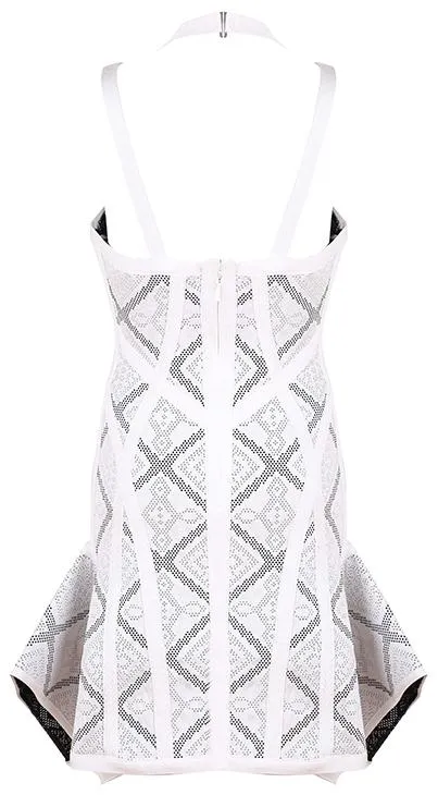 A-Line Bodycon Bandage Mini Dress