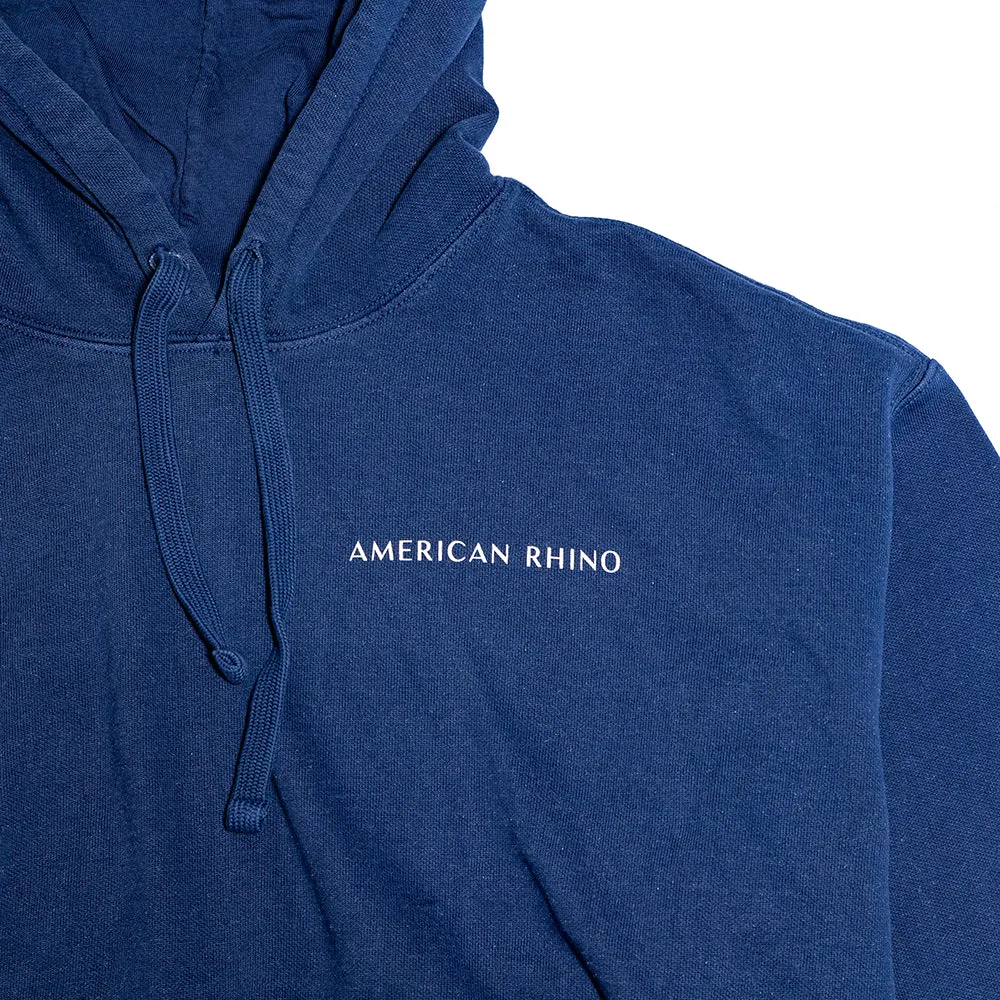American Rhino Navy Hoodie