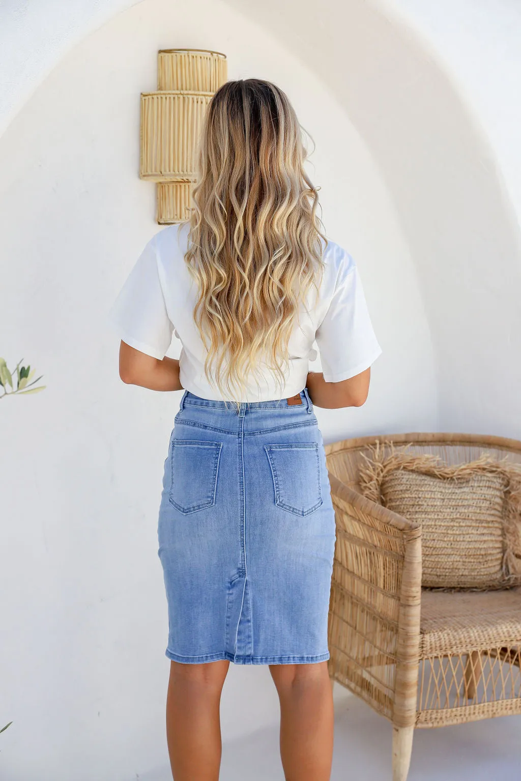 Aubree Denim Skirt