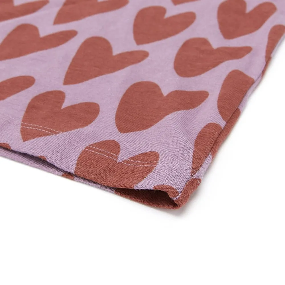 Bamboo/ Organic Cotton Hippy Heart Singlet