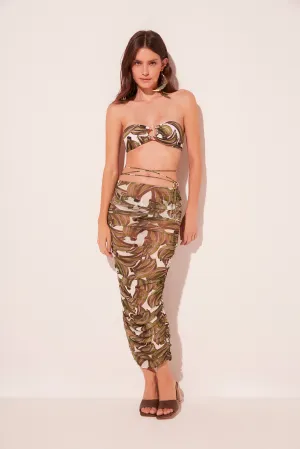 Bananas Ruched With Ties Midi Skirt E4921A2004