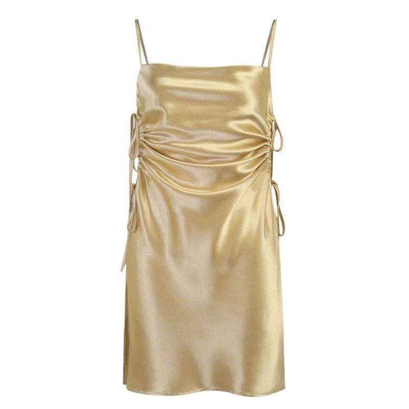 Bianca Shimmery Mini Party Dress