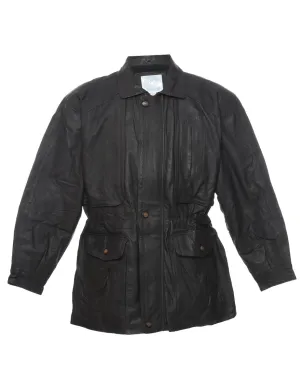 Black Leather Jacket - XXL Black Leather Jacket - XXL