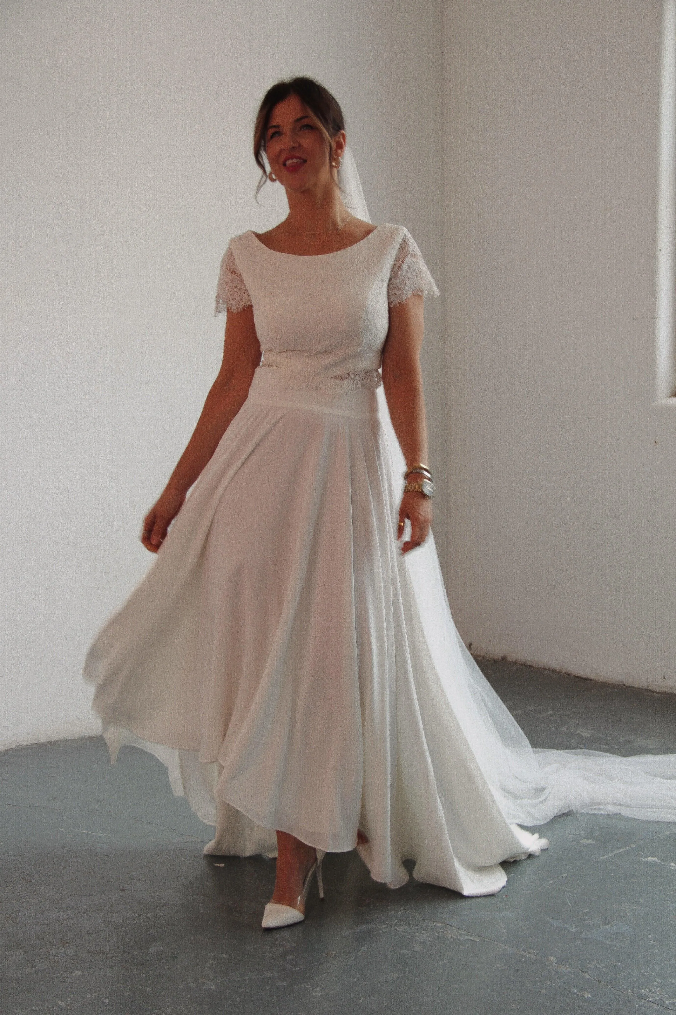 Bridal Lace Crop Top