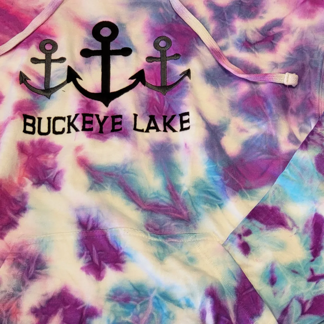 Buckeye Lake Anchors Tie Dye Hoodie