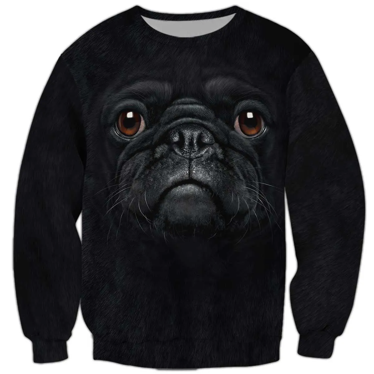 Bulldog 3D Full Printed Sweatshirt, Dog Christmas Sweatshirt For Humans