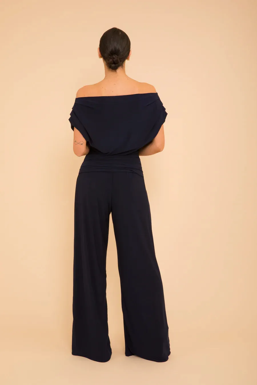 CARBON JERSEY JUMPSUIT (NAVY)