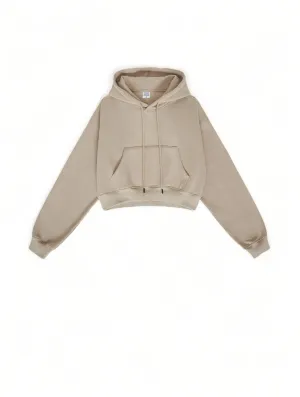 Cropped hoodie