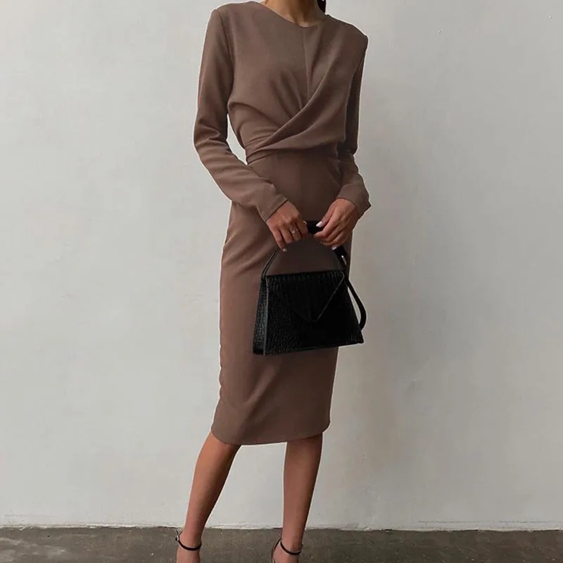 Cross Bodycon Dress
