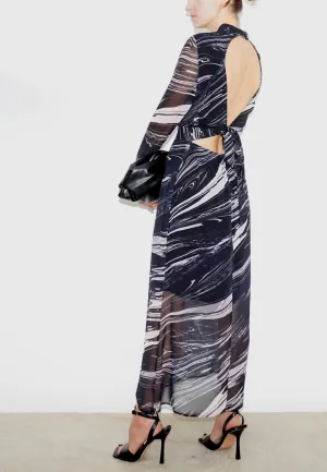 DAZZLE DRESS ALABASTER