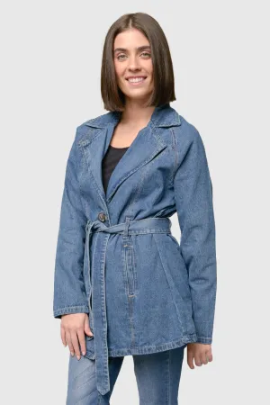 Denim Trench Coat