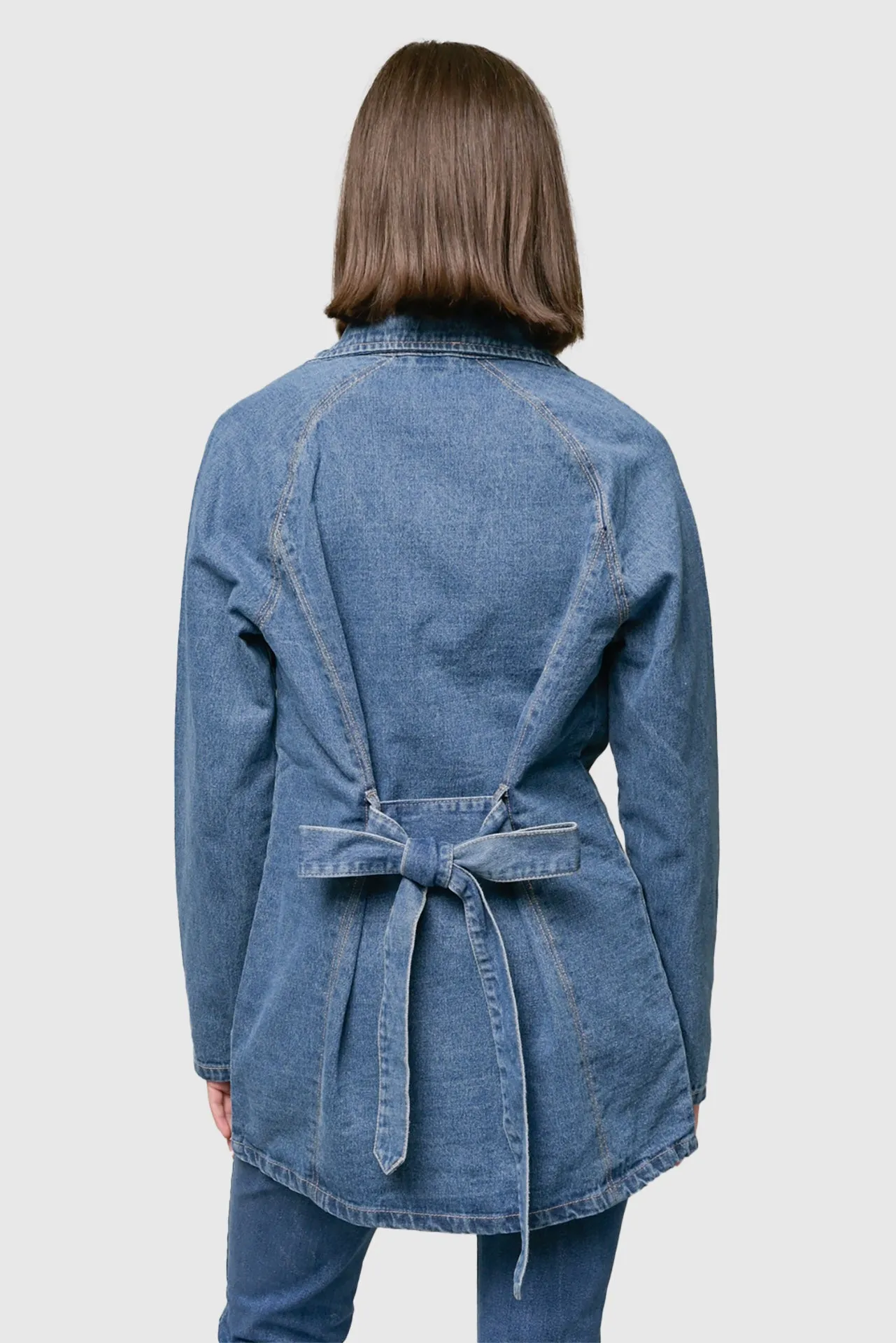 Denim Trench Coat
