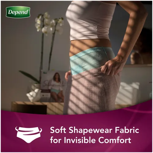 Depend Silhouette Incontinence Underwear for Women, Maximum Absorbency, Pink