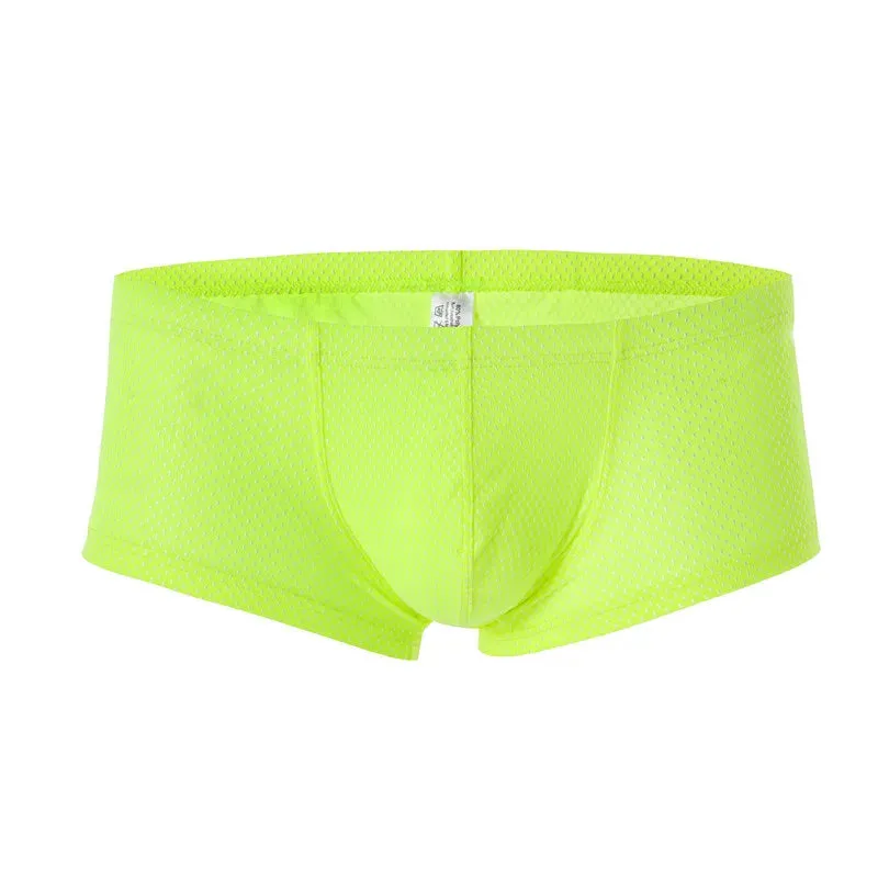 Dot Pattern Nylon Elastic Waist Boxer