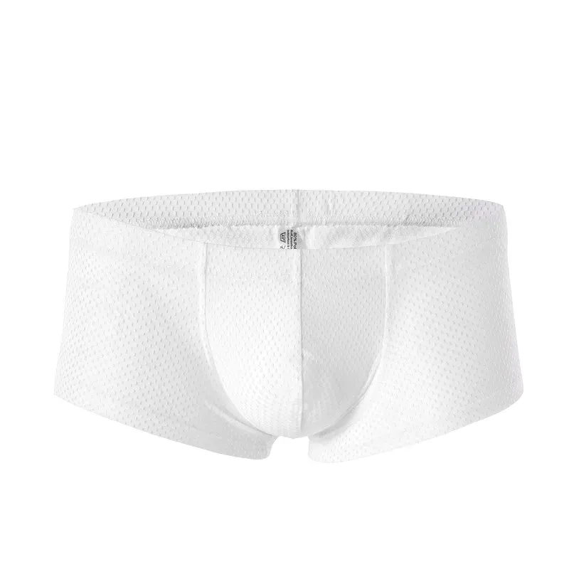 Dot Pattern Nylon Elastic Waist Boxer