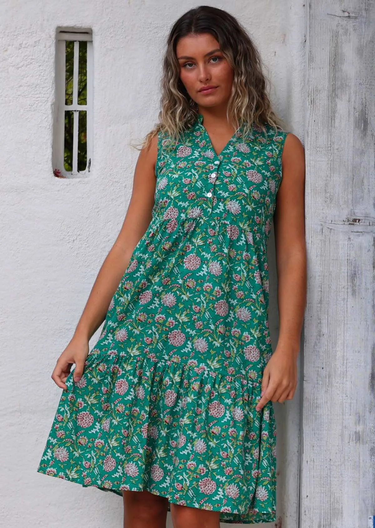 Ember Midi Dress Juniper
