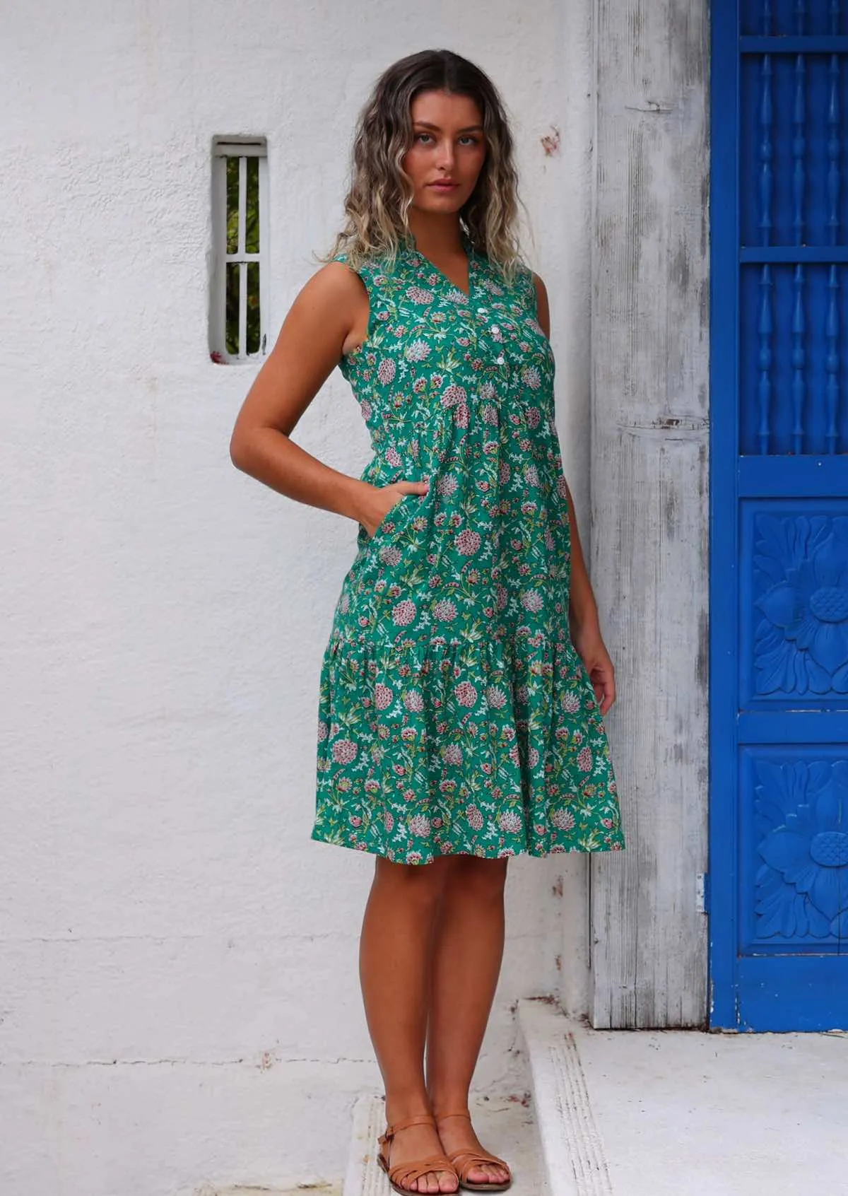 Ember Midi Dress Juniper