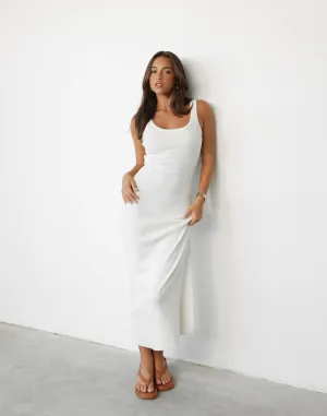 Enver Maxi Dress (Cream)