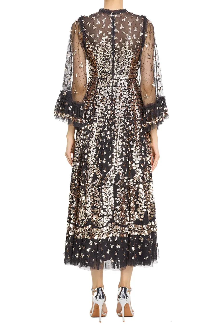 Fern Sequin Evening Dress