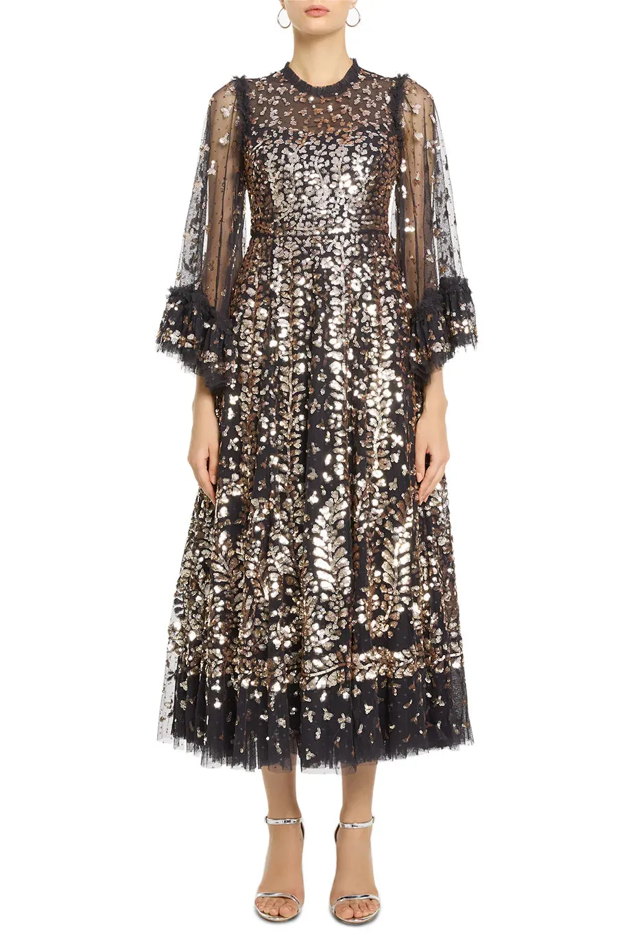 Fern Sequin Evening Dress