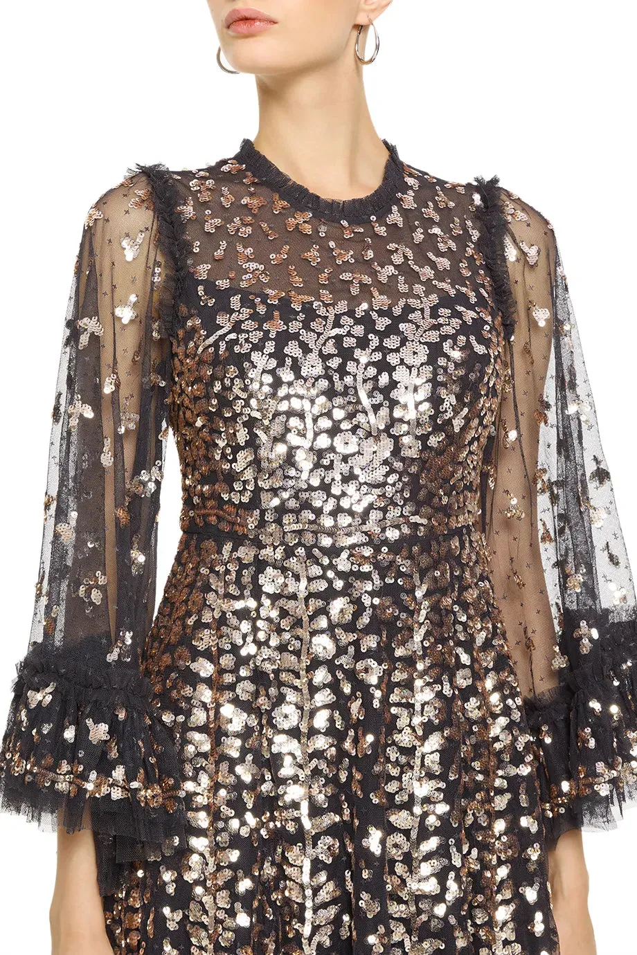 Fern Sequin Evening Dress