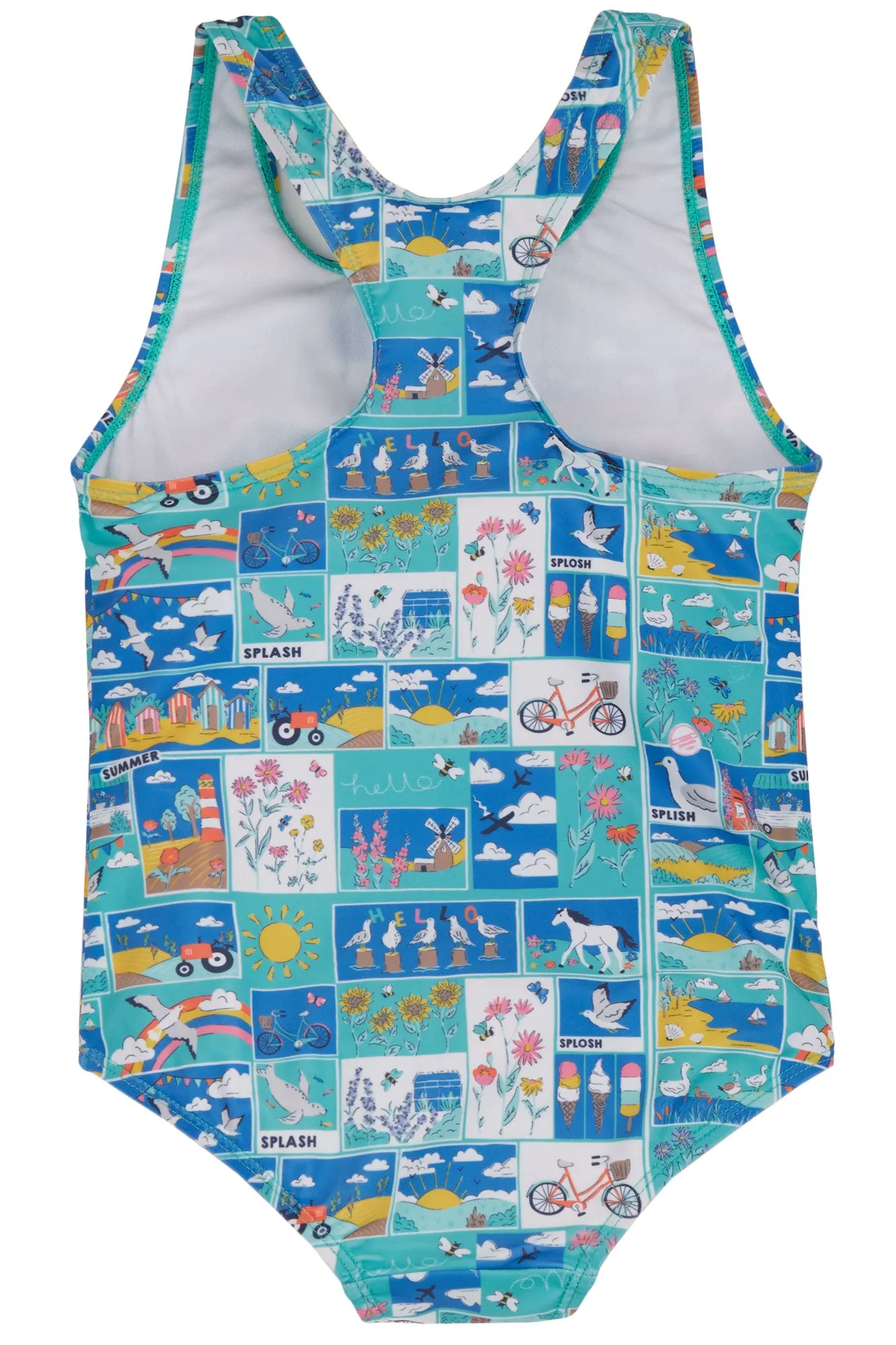 Frugi  Sally Swimsuit - Postcards