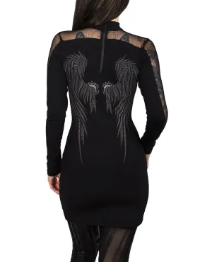 GIGA WING MESH DRESS