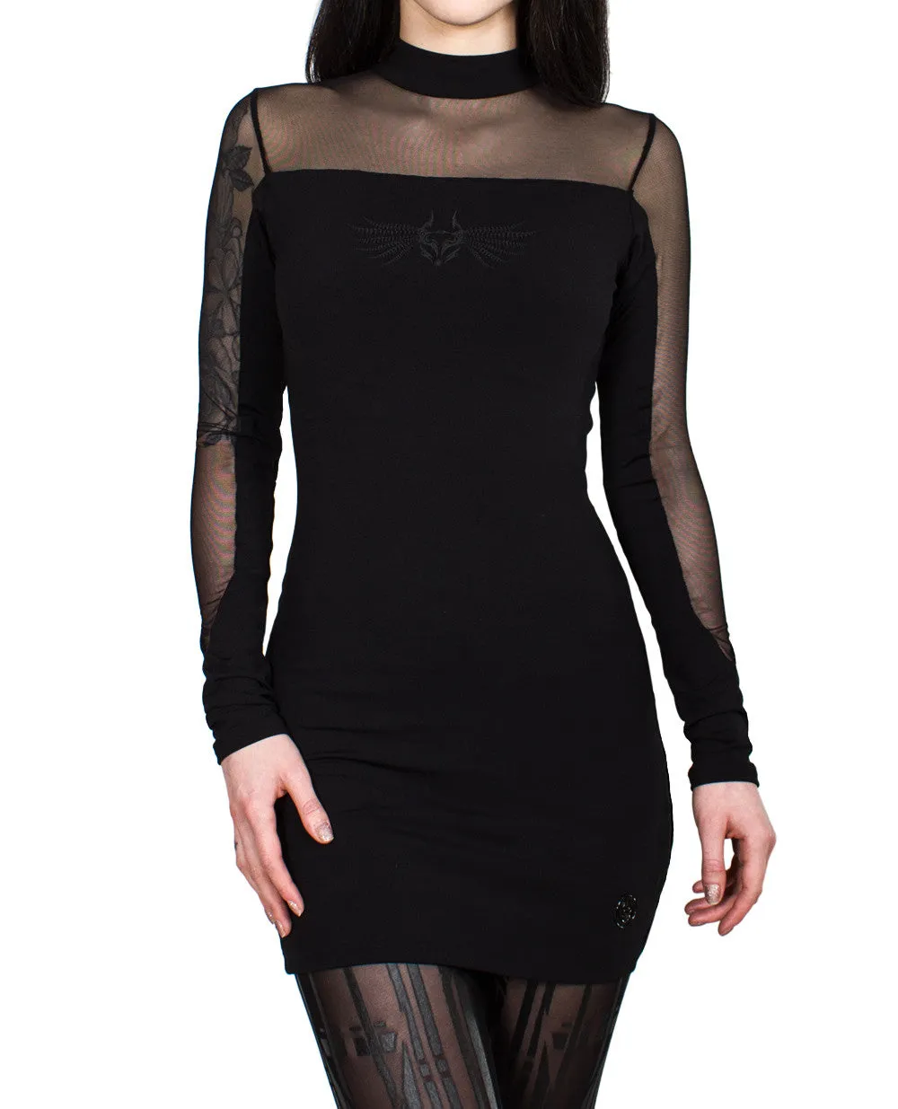 GIGA WING MESH DRESS