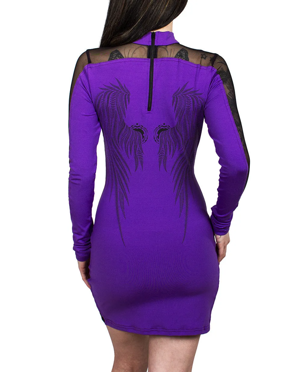 GIGA WING MESH DRESS