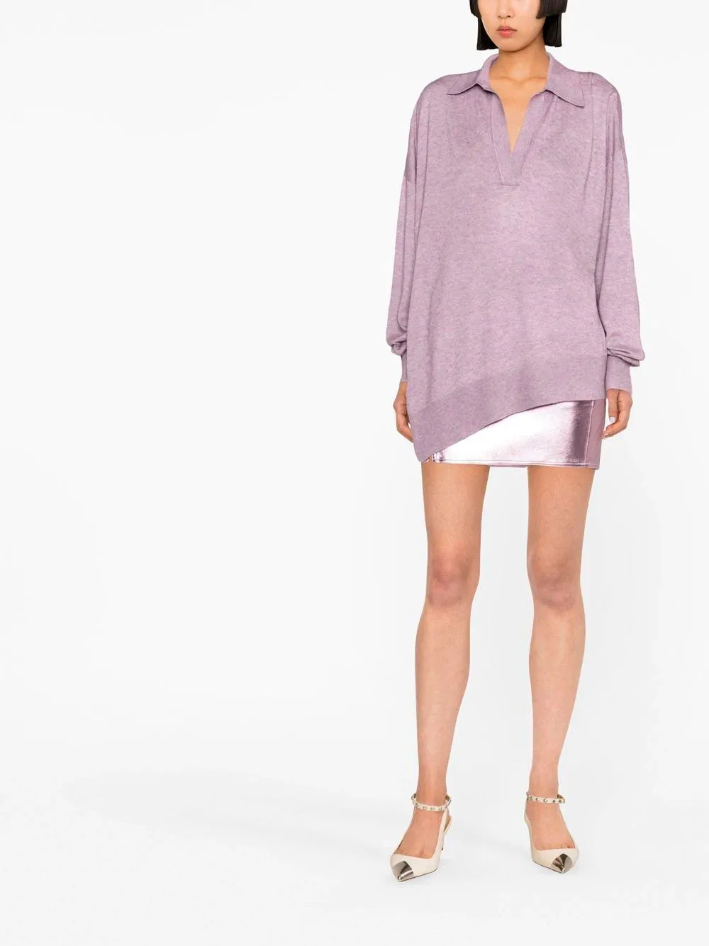 Giliane collared jumper