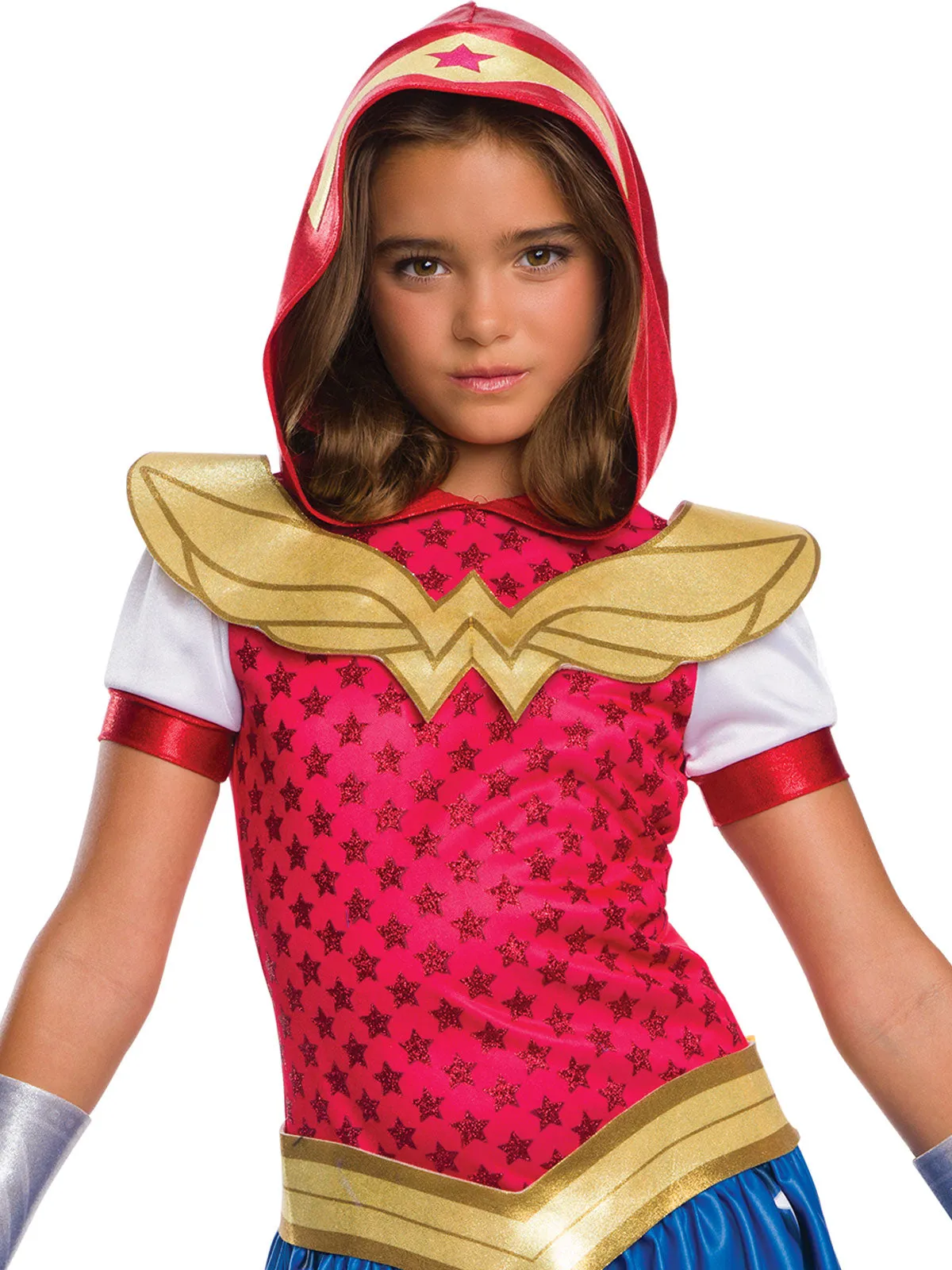 Girls Costume - Wonder Woman Dcshg Hoodie Costume