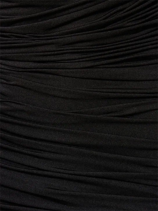 Giuseppe Di Morabito   Stretch jersey asymmetric mini dress 