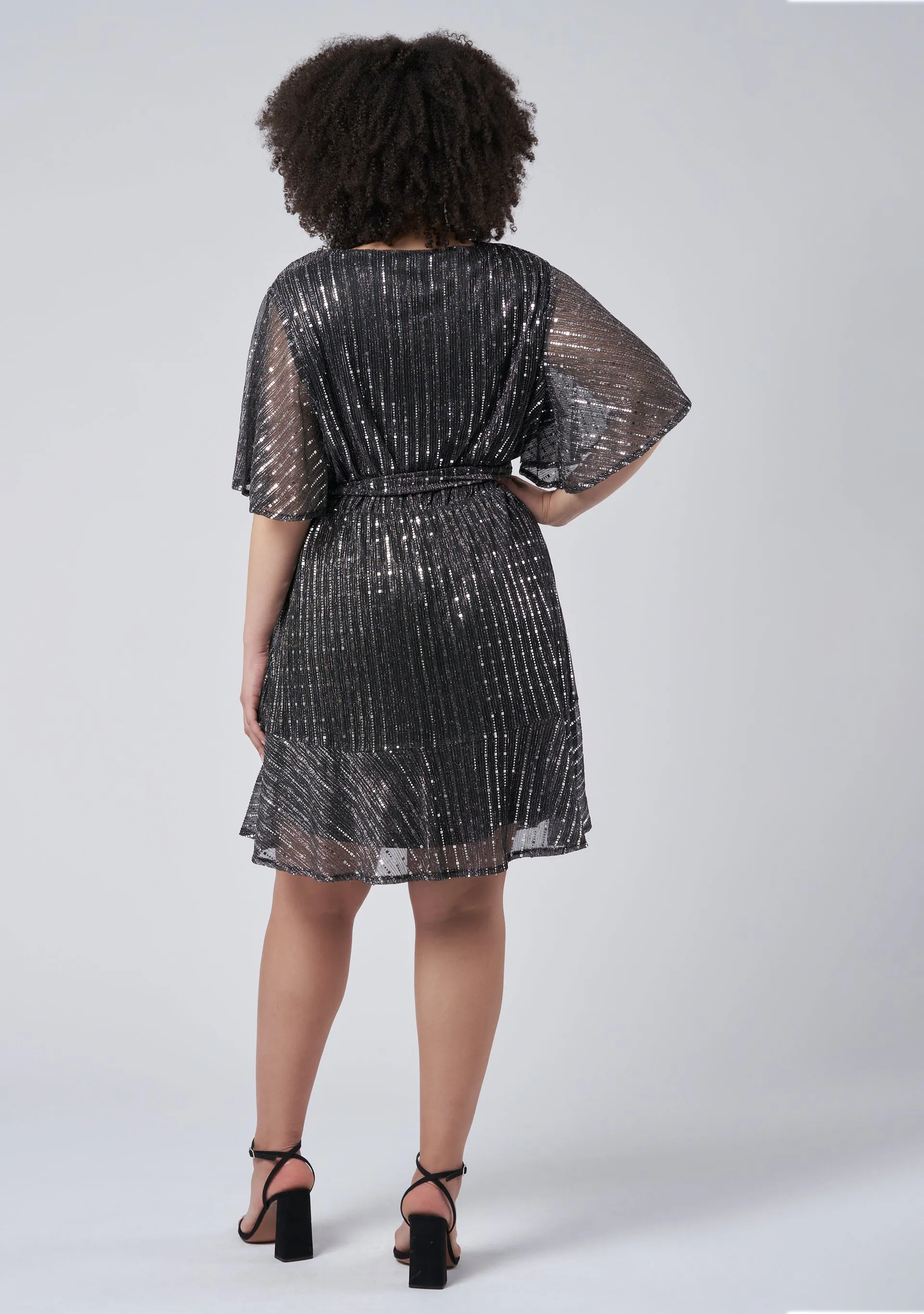 Glow Frill Hem Mini Dress