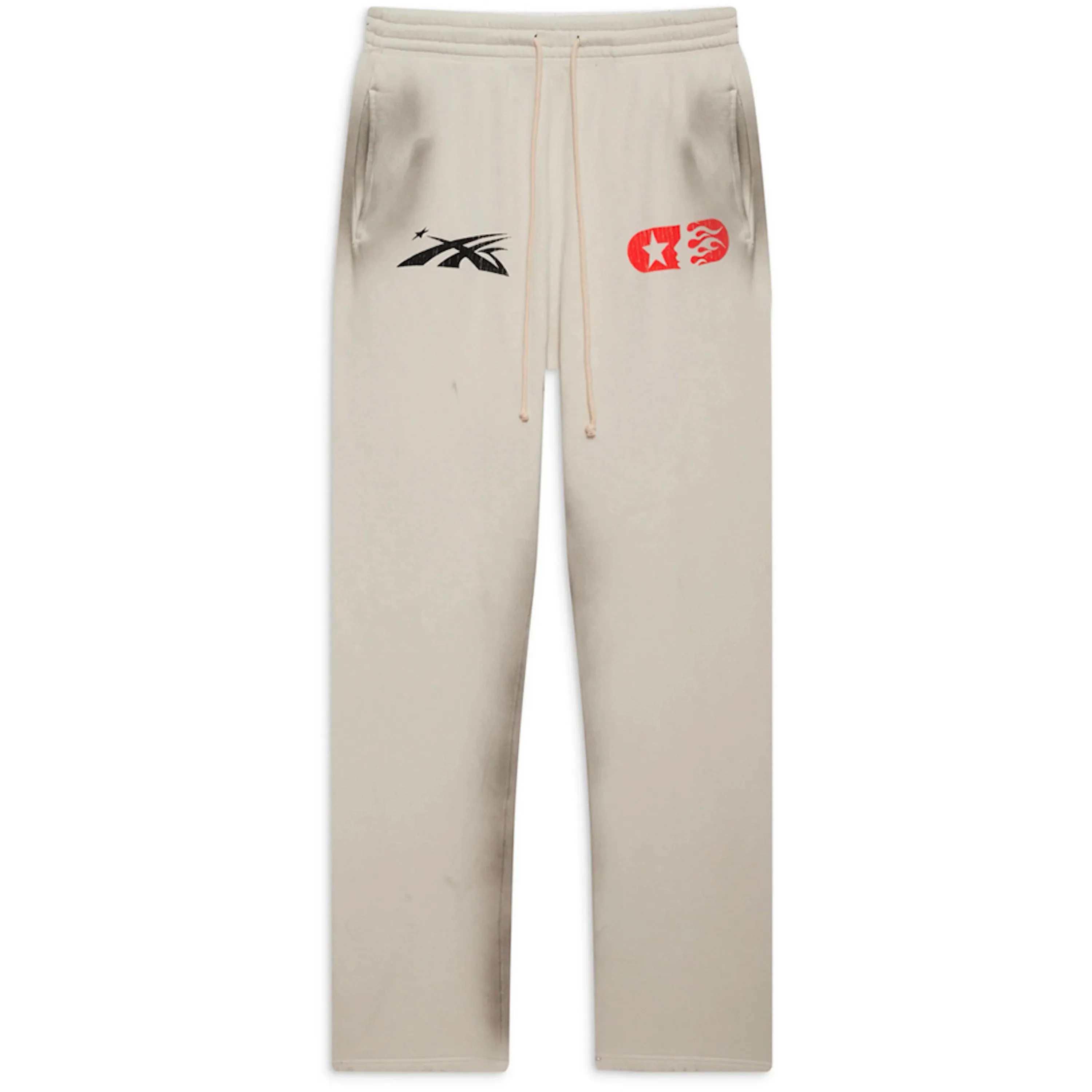 Hellstar If You Dont Like Us Beat Us White Sweatpants