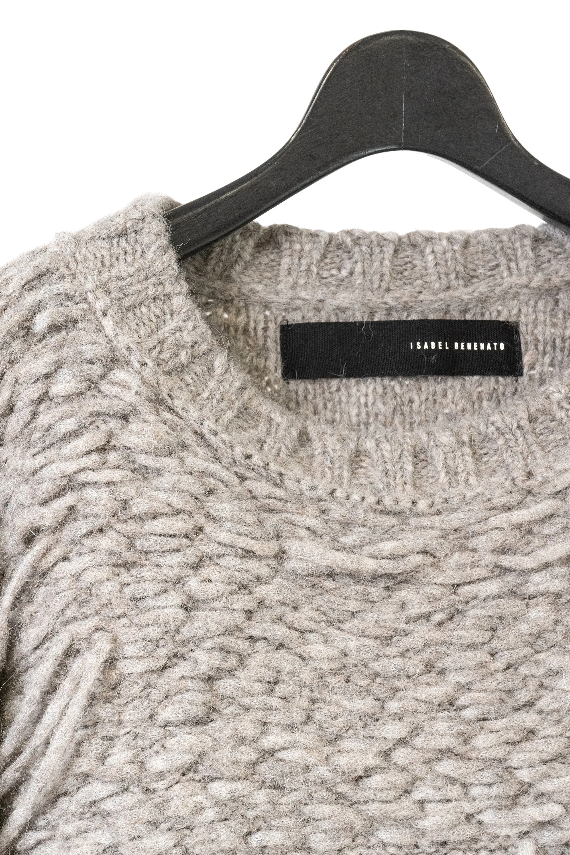 ISABEL BENENATO/Alpaca crewneck jumper