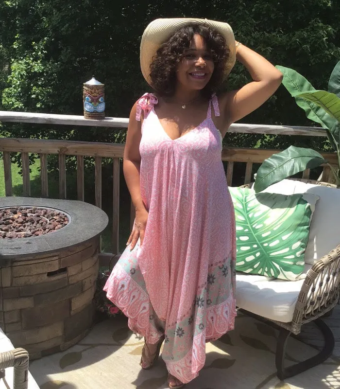 Island Pink Convertible Jumpsuit