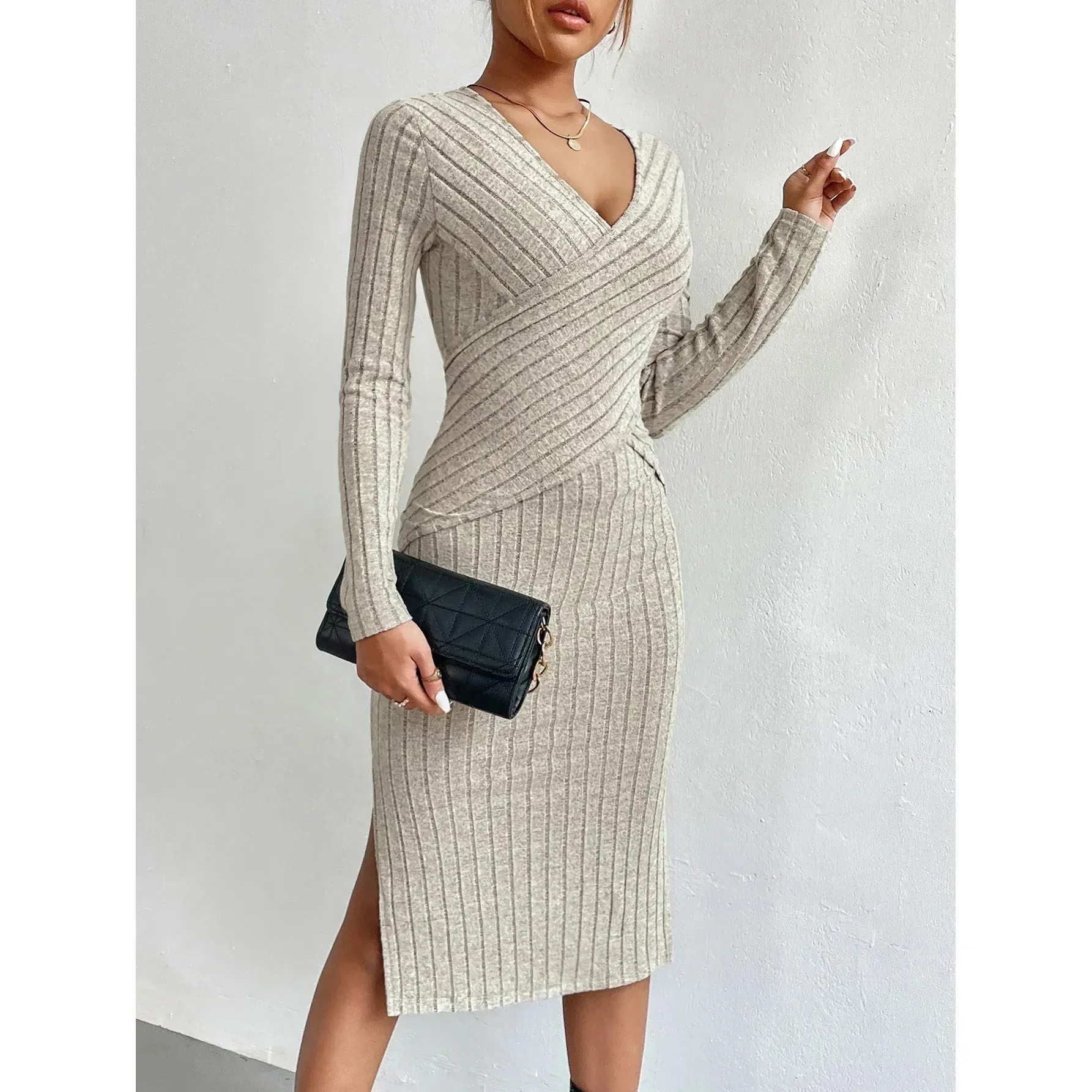 Ivyshape | Bodycon Long Sleeve Dress