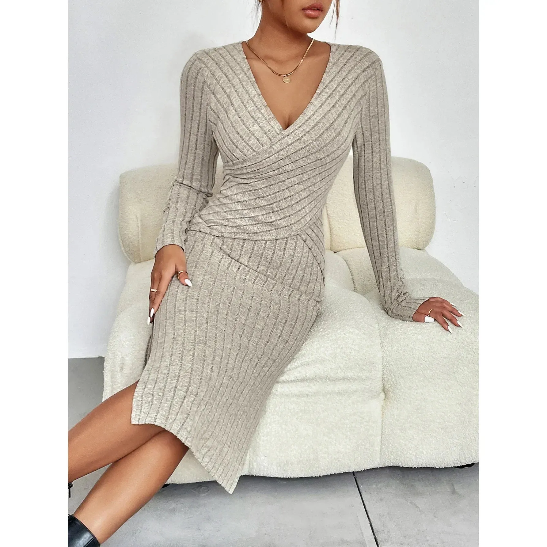 Ivyshape | Bodycon Long Sleeve Dress