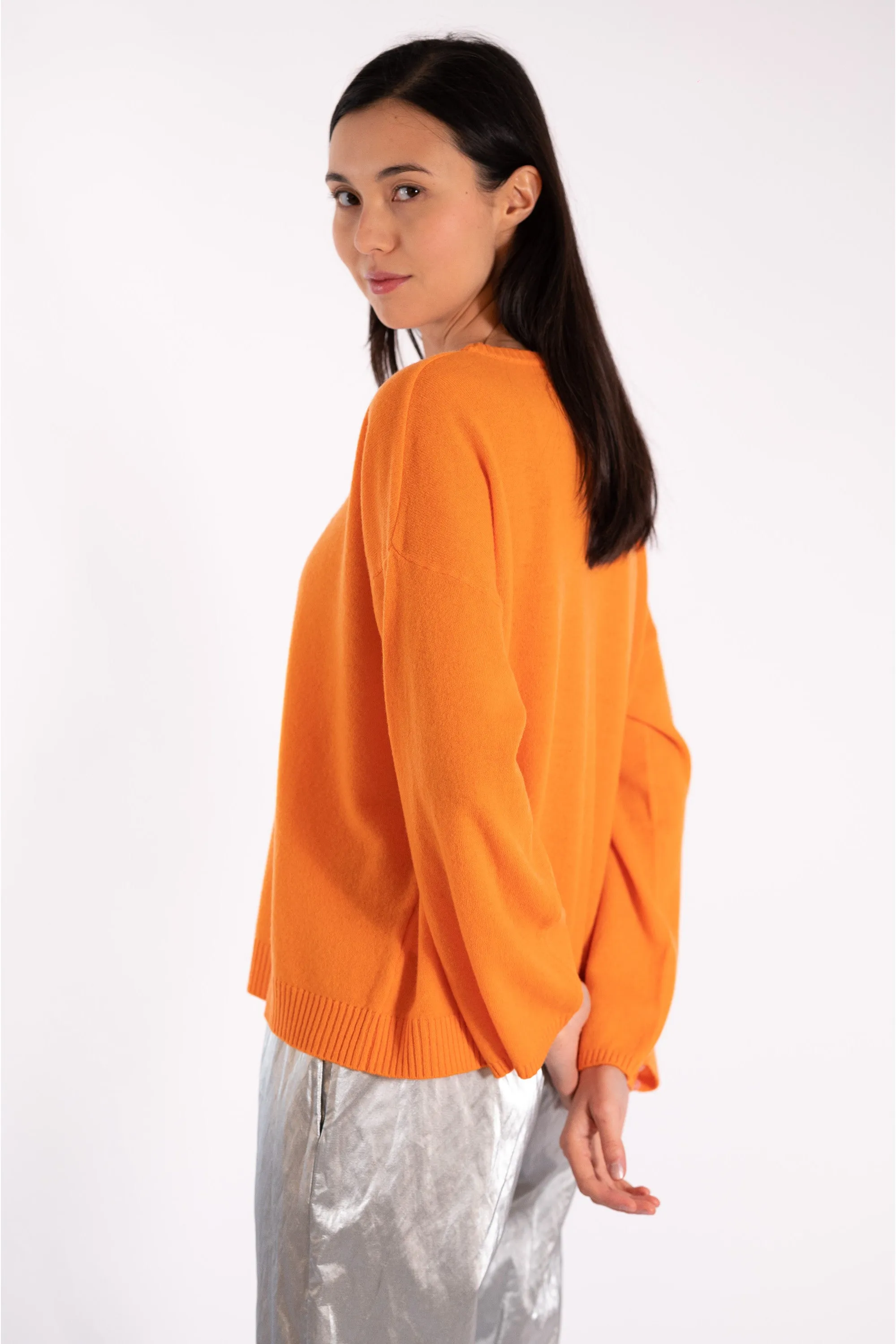 JEFF Orange Sweater