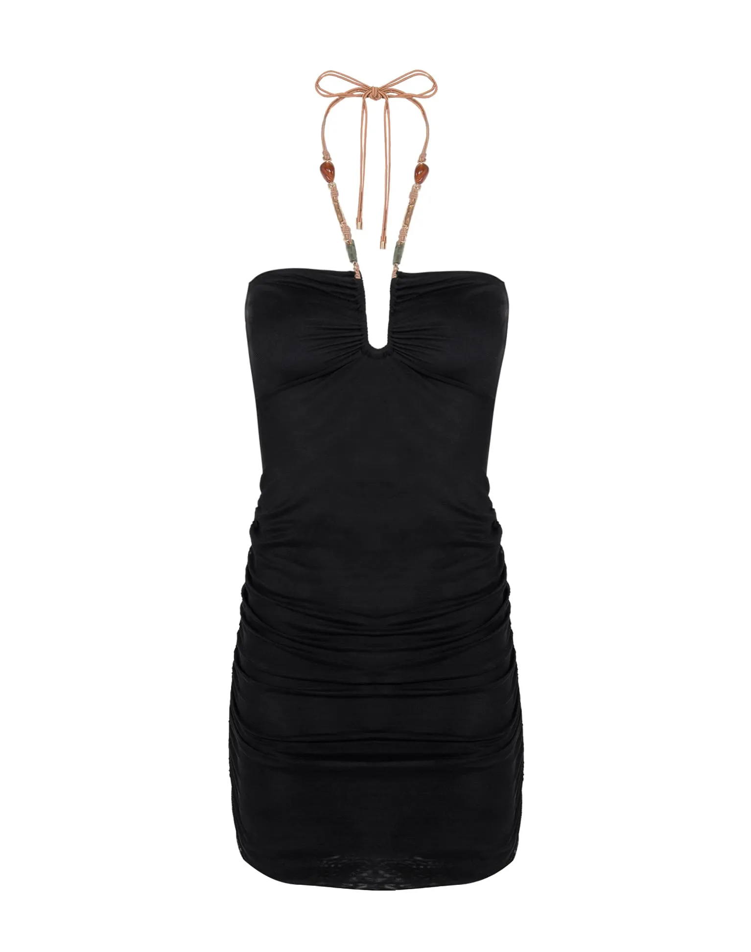 Kalina Short Dress - Black