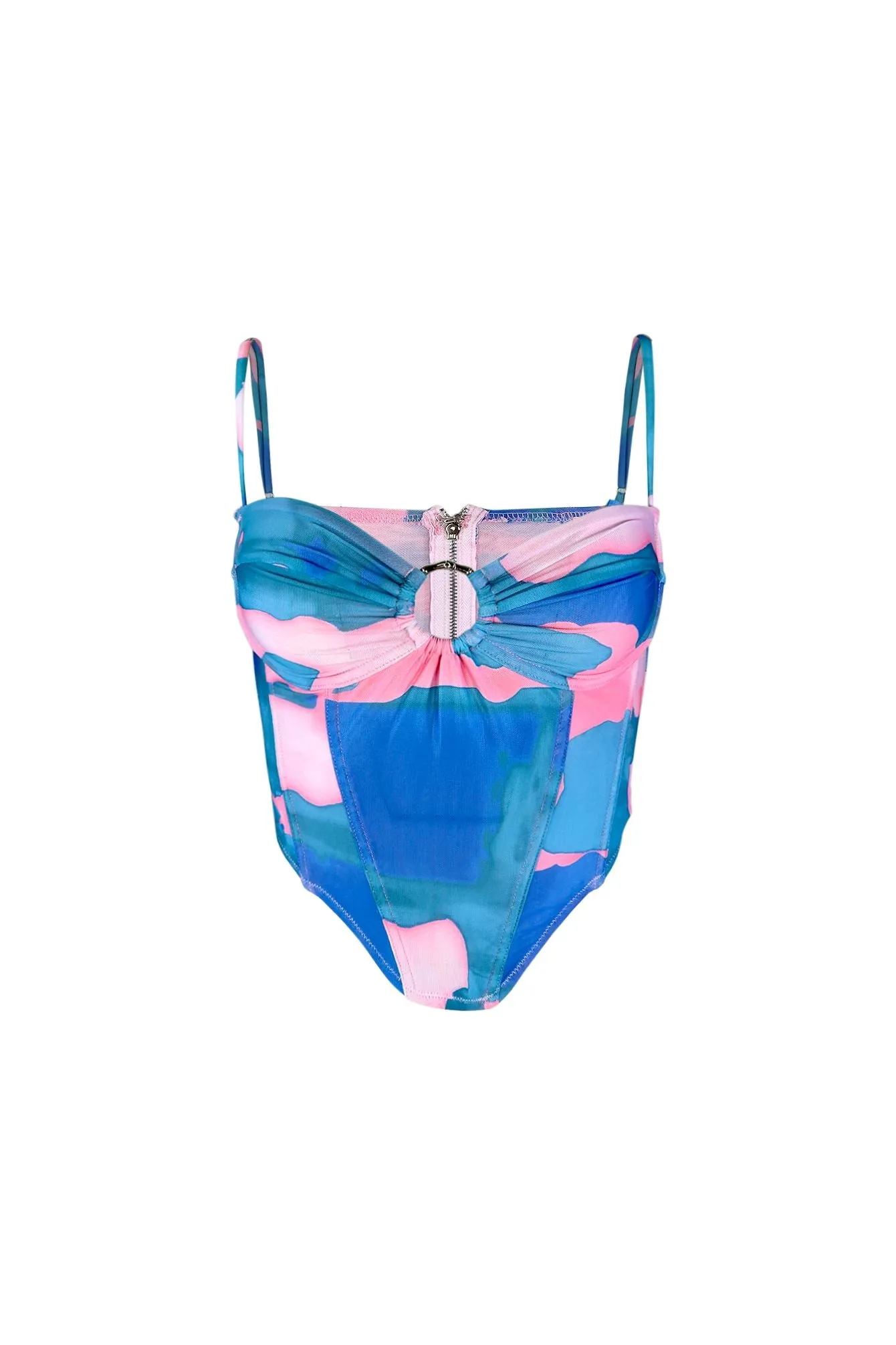 Kandy Mesh Bustier Corset Top