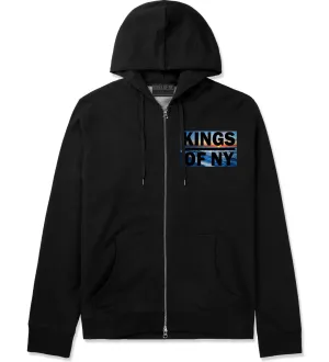 Kings Of NY Sunset Zip Up Hoodie Hoody