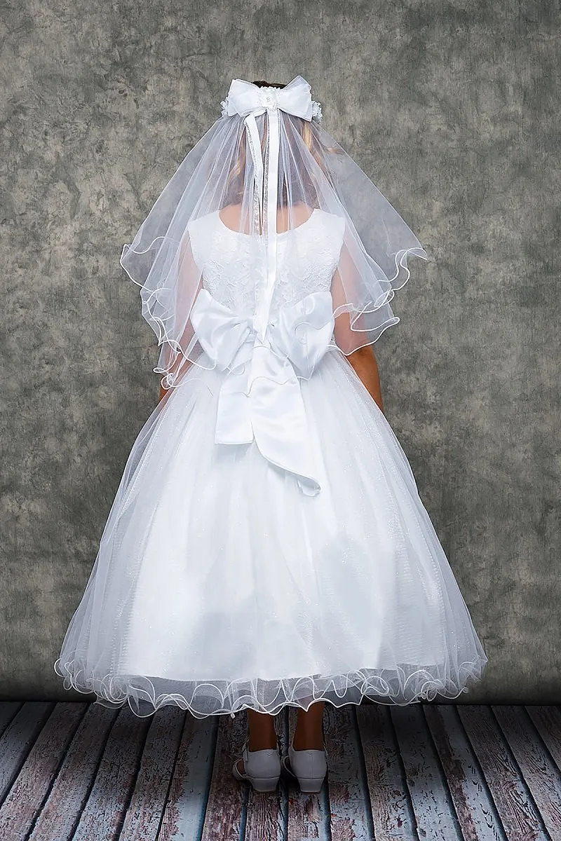 Lace Glitter Tulle Girls Dress