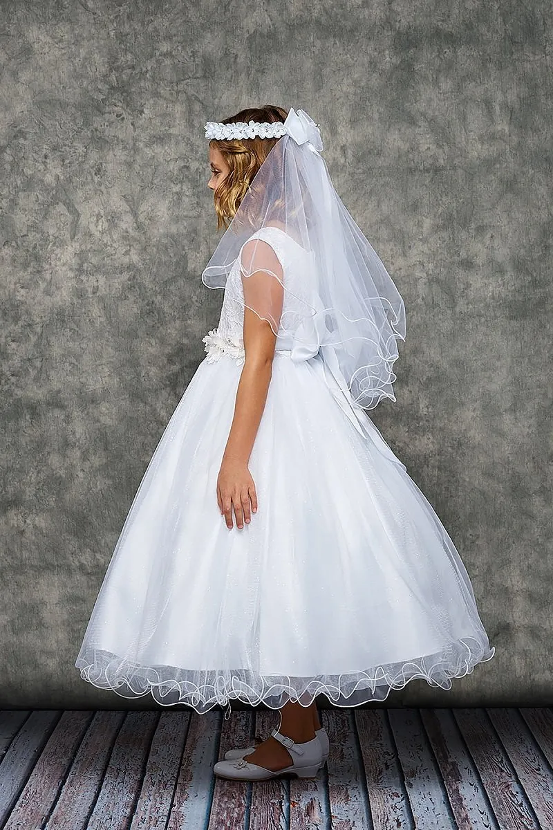 Lace Glitter Tulle Girls Dress