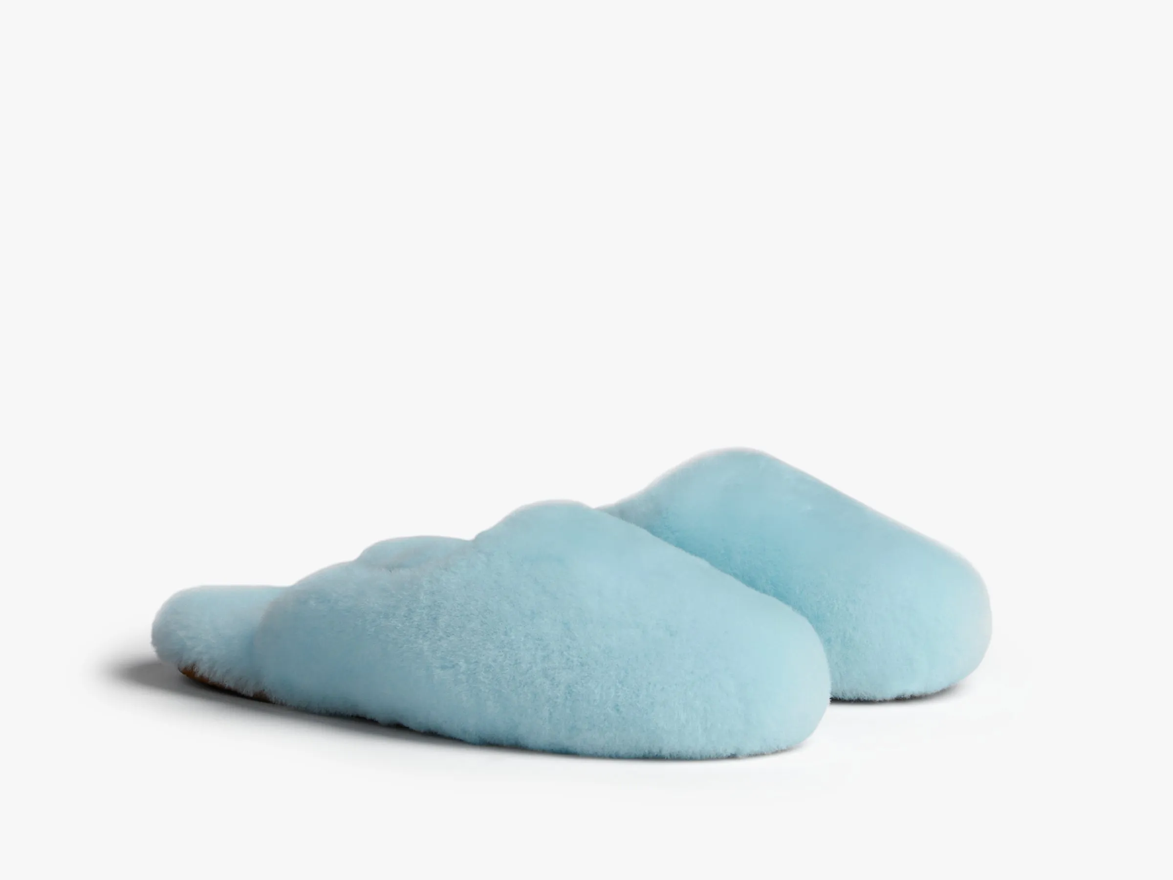 le FLEUR* Shearling Wool Slippers (Geneva Blue)