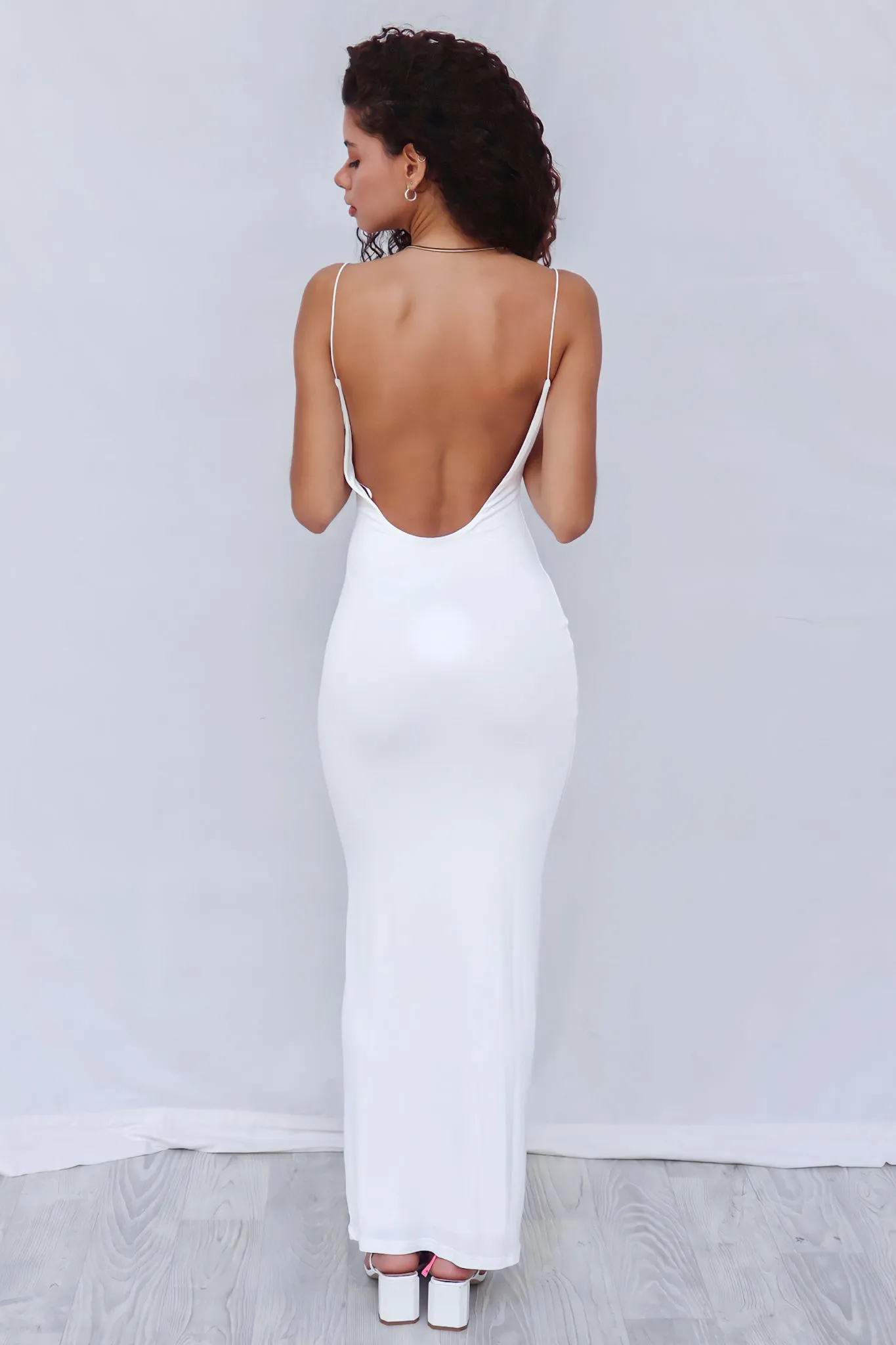 Lisa Maxi Dress - White